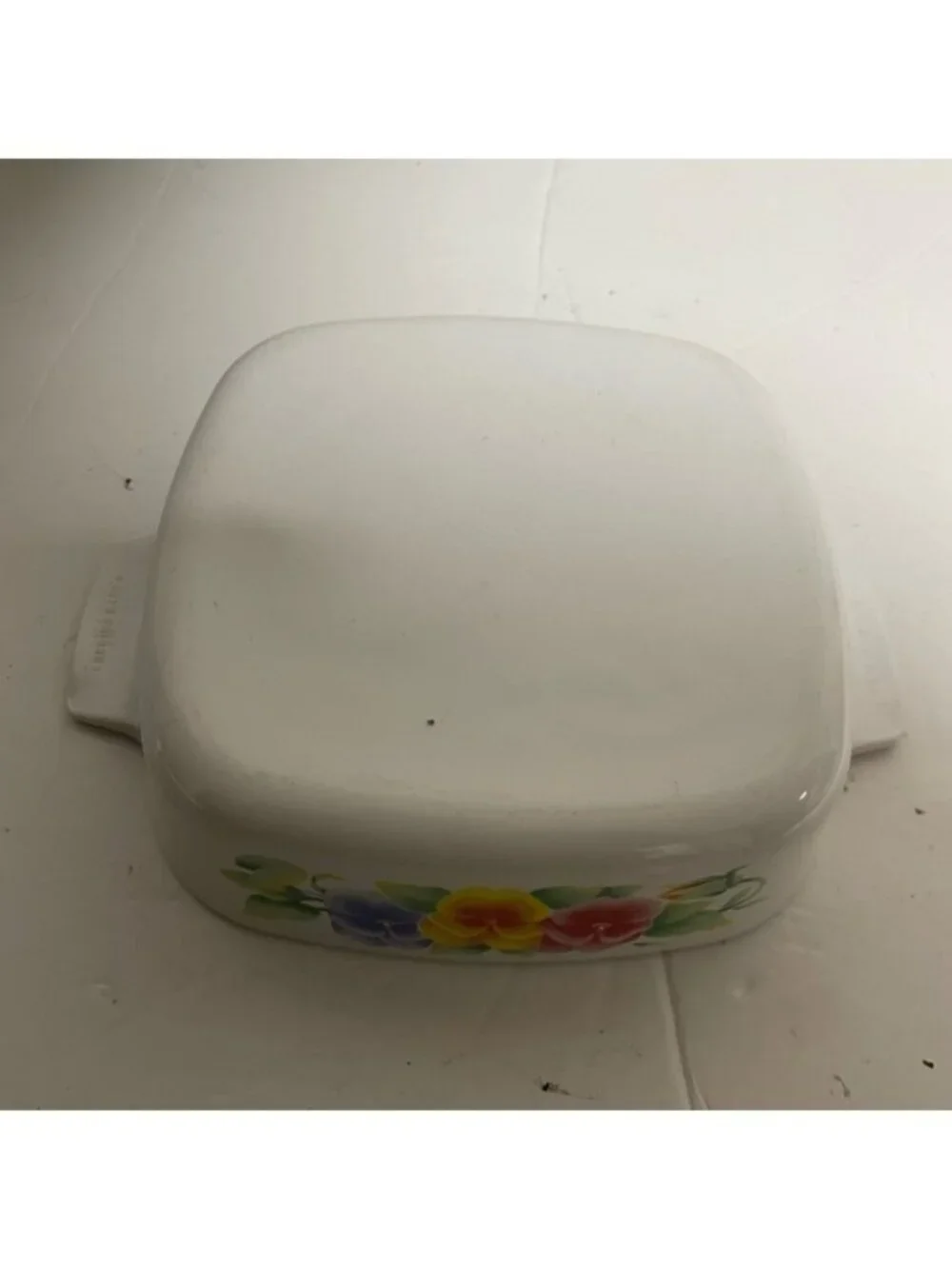 Corning Ware “Summer Blush” Square Casserole Dish – 1L (A-1-B) Made in USA